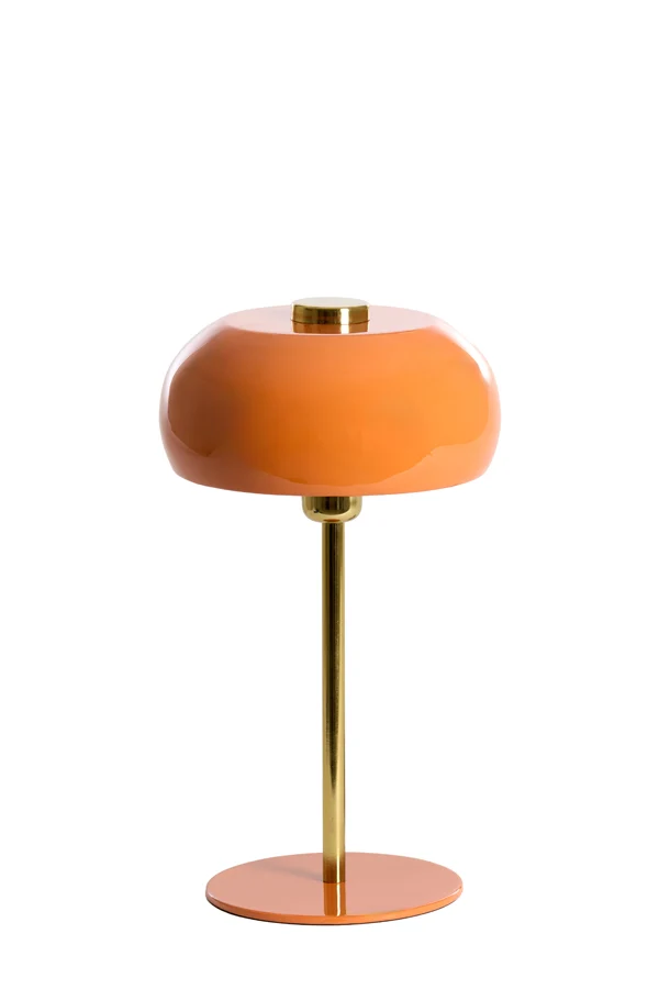 Table lamp 23x40 cm SURIN shiny orange+gold