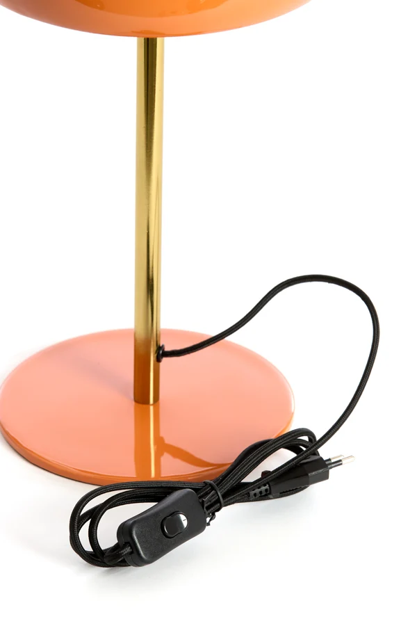 Table lamp 23x40 cm SURIN shiny orange+gold