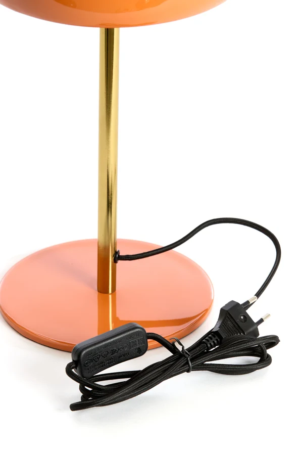 Table lamp 23x40 cm SURIN shiny orange+gold