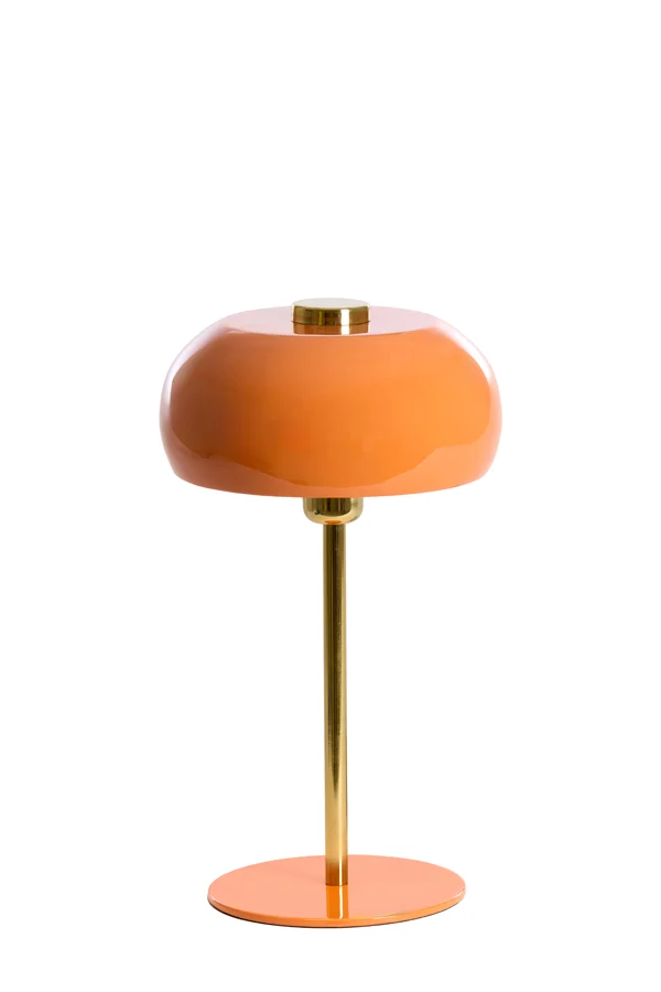Table lamp 23x40 cm SURIN shiny orange+gold