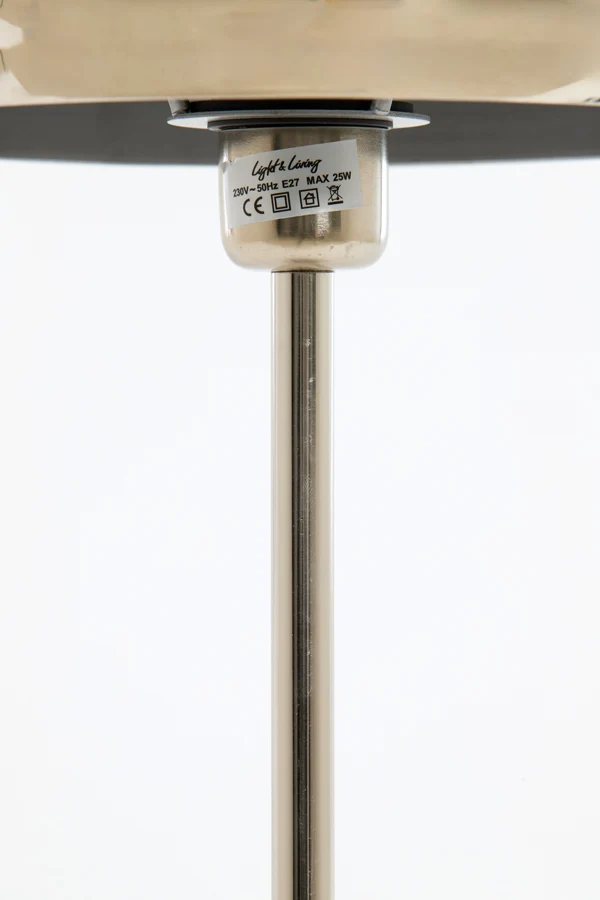 Table lamp 23x40 cm SURIN shiny nickel
