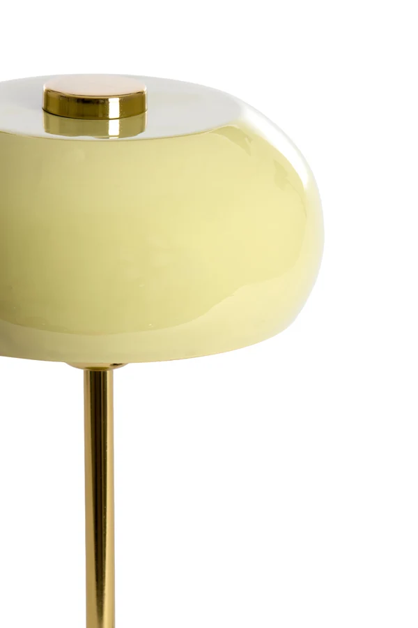 Table lamp 23x40 cm SURIN shiny light green+gold