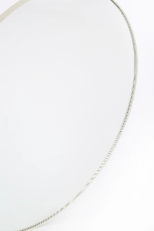 Side table 91,5x75 cm ROSARIO mirror clear+cream