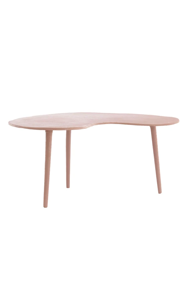 Side table 80x60x36 cm LINOS matt old pink