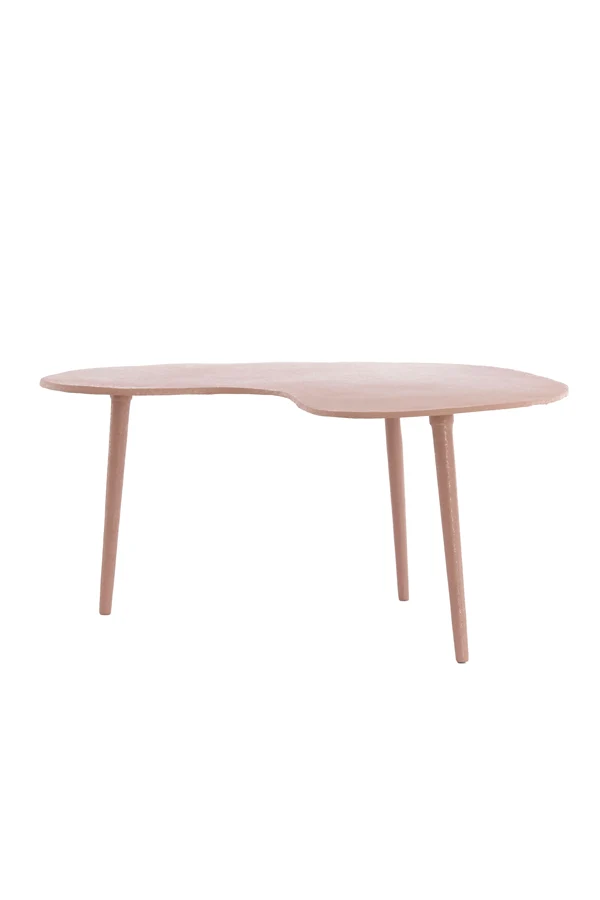 Side table 80x60x36 cm LINOS matt old pink