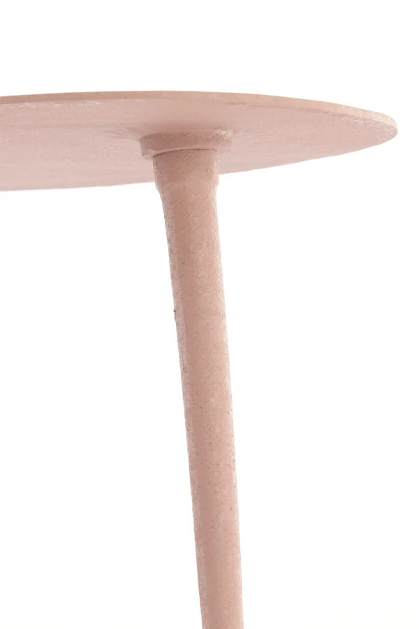 Side table 80x60x36 cm LINOS matt old pink