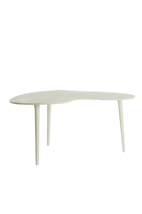 Side table 80x60x36 cm LINOS cream
