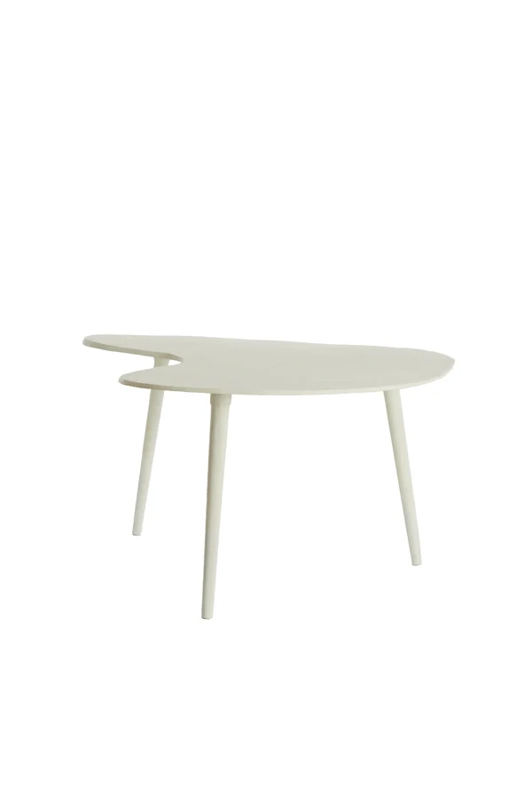 Side table 80x60x36 cm LINOS cream