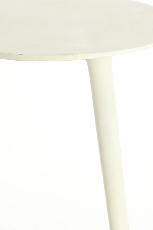Side table 80x60x36 cm LINOS cream