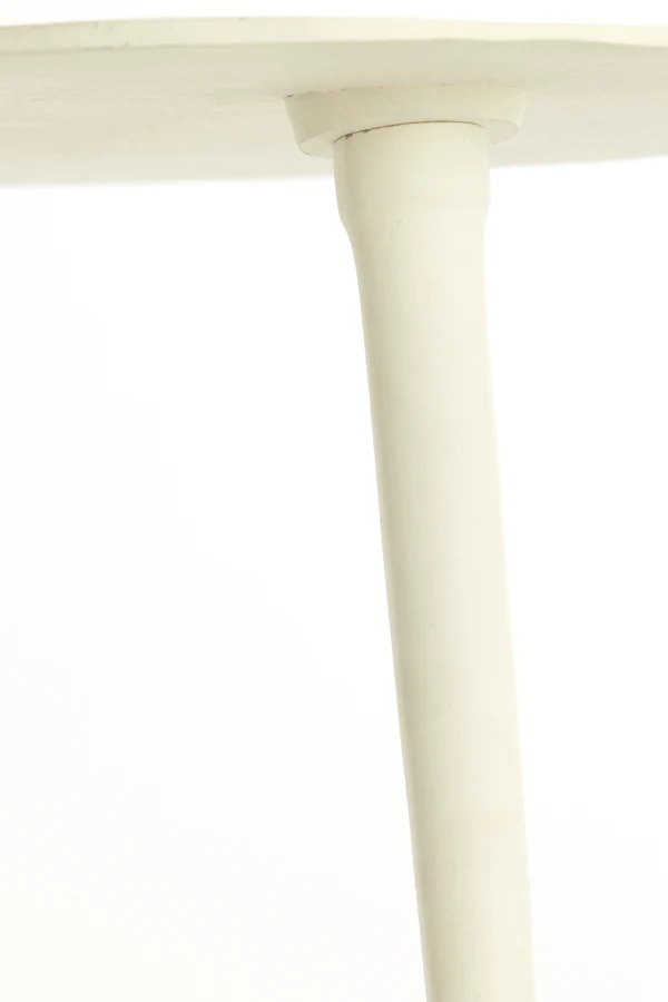 Side table 80x60x36 cm LINOS cream