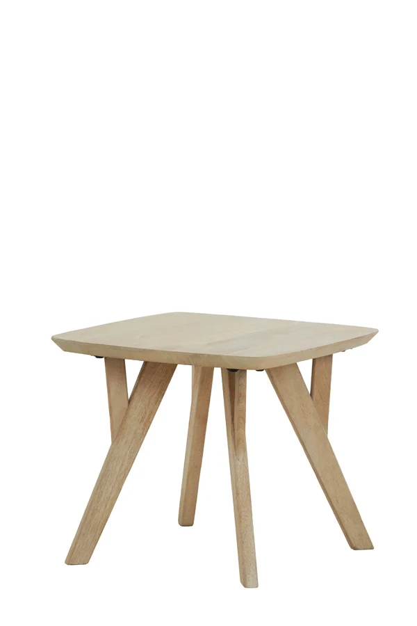 Side table 50x50x42 cm QUENZA mango wood natural