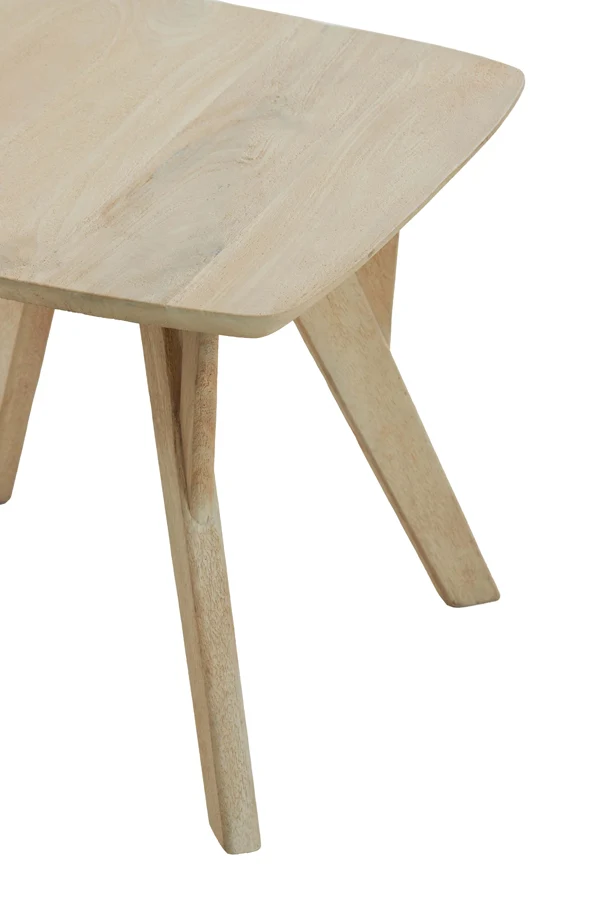 Side table 50x50x42 cm QUENZA mango wood natural