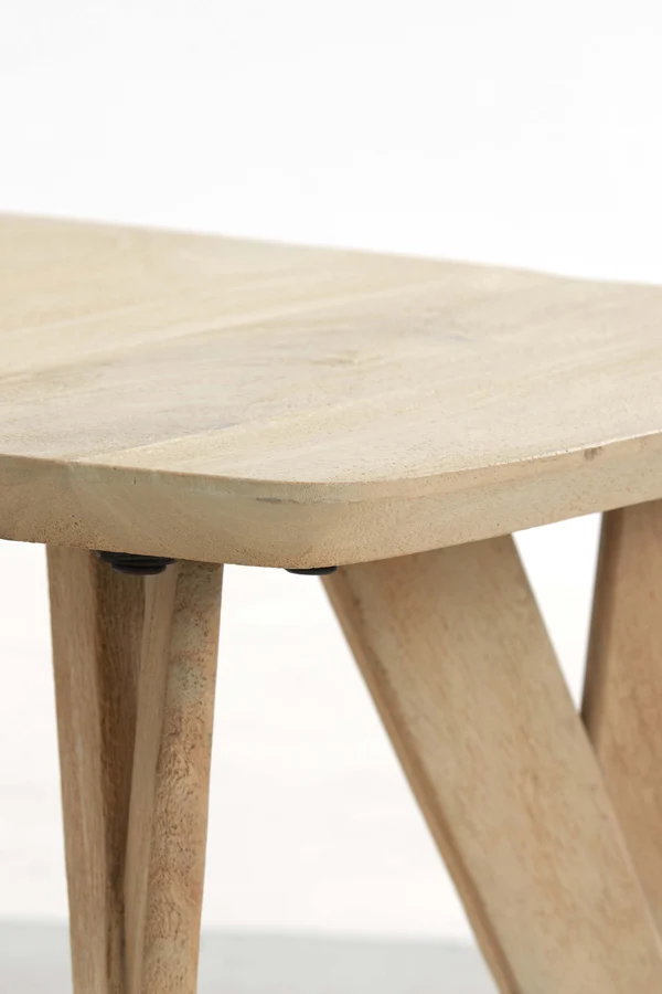 Side table 50x50x42 cm QUENZA mango wood natural