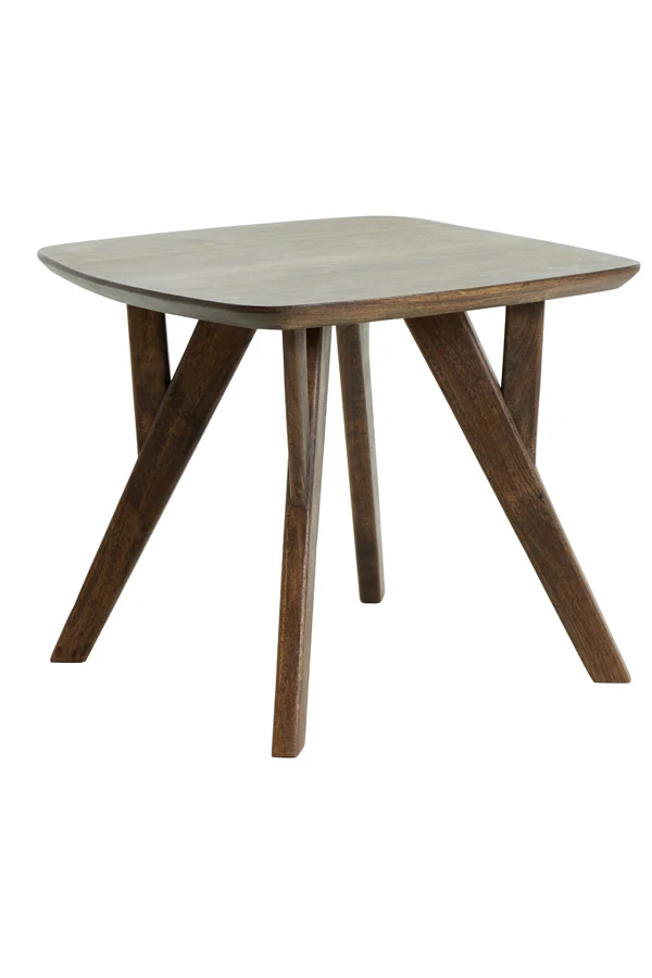 Side table 50x50x42 cm QUENZA acacia wood brown