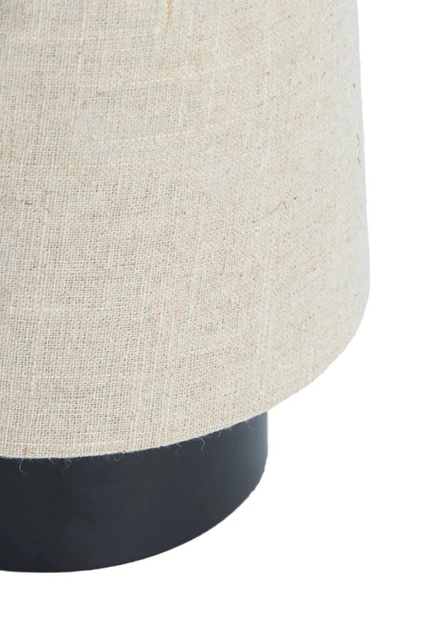 Table lamp 15x42 cm HOWIE matt black+natural