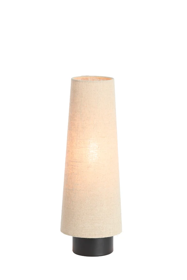Table lamp 15x42 cm HOWIE matt black+natural
