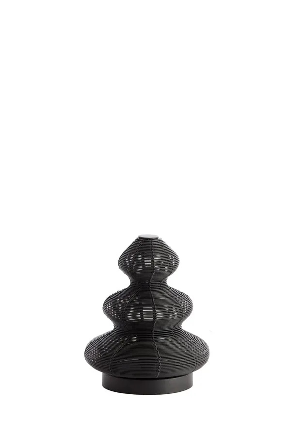 Table lamp 15x19 cm CHRISTMAS TREE matt black