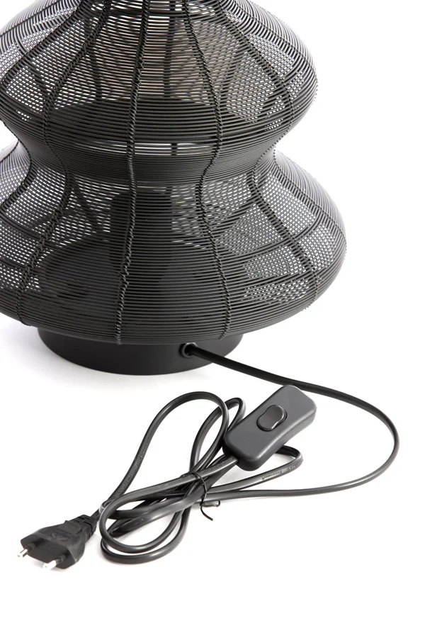 Table lamp 15x19 cm CHRISTMAS TREE matt black