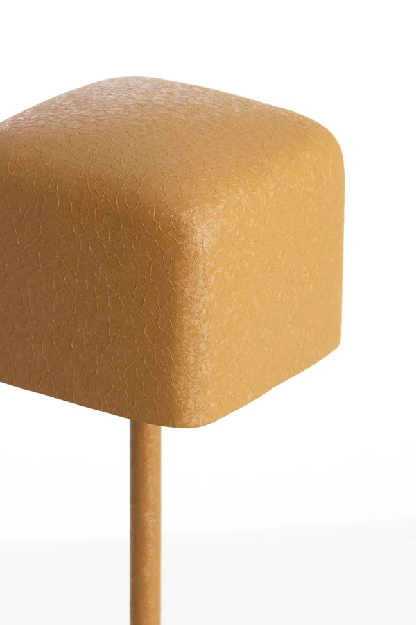 Table lamp 15x15x46 cm ELENIE matt ocher yellow