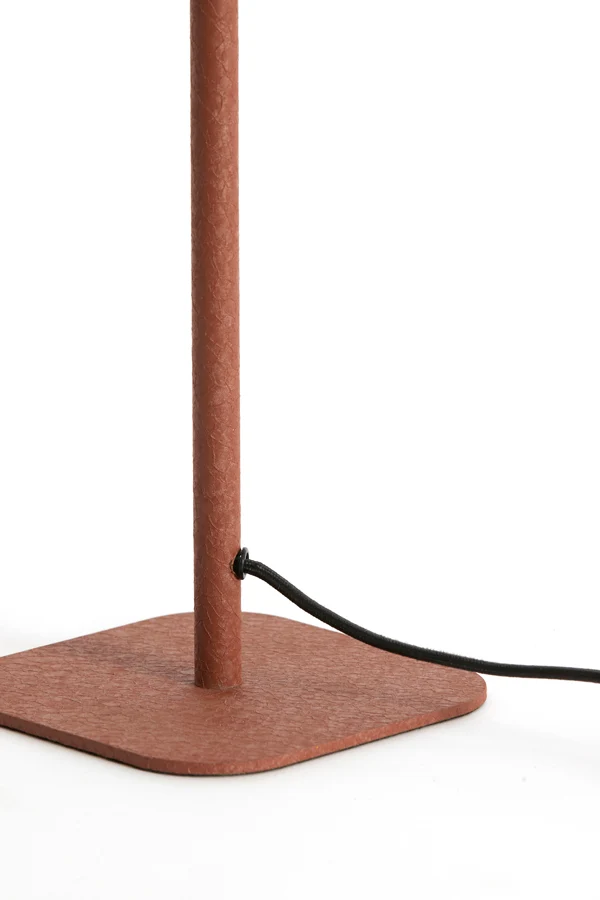 Table lamp 15x15x46 cm ELENIE matt dark orange