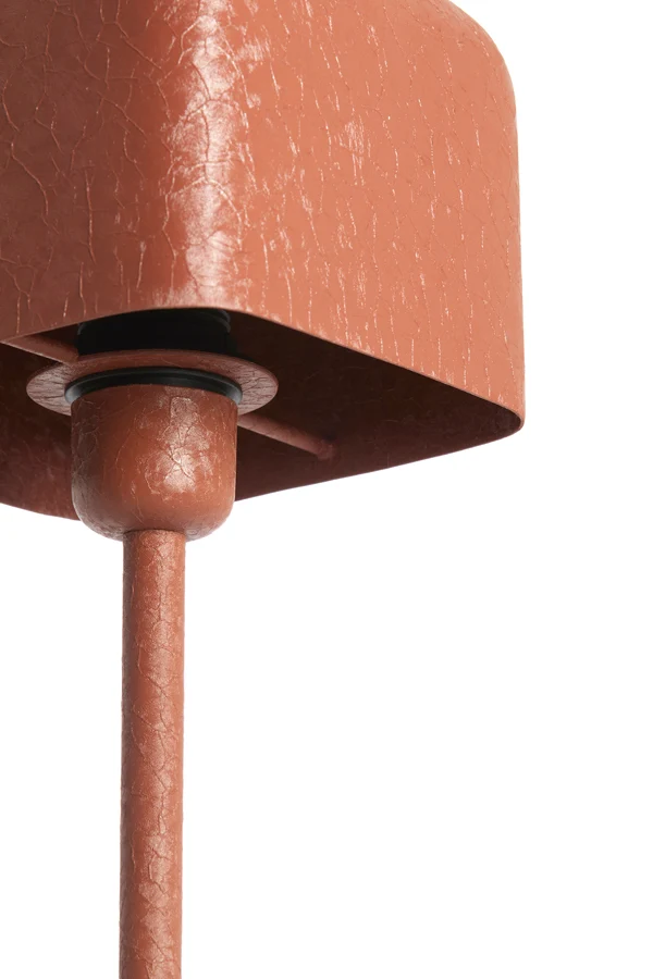 Table lamp 15x15x46 cm ELENIE matt dark orange