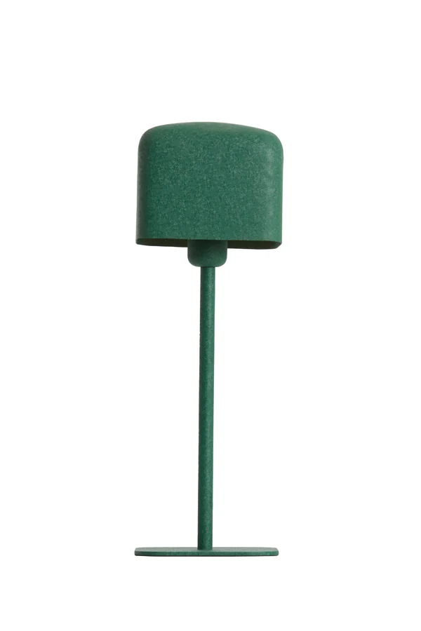 Table lamp 15x15x46 cm ELENIE matt dark green