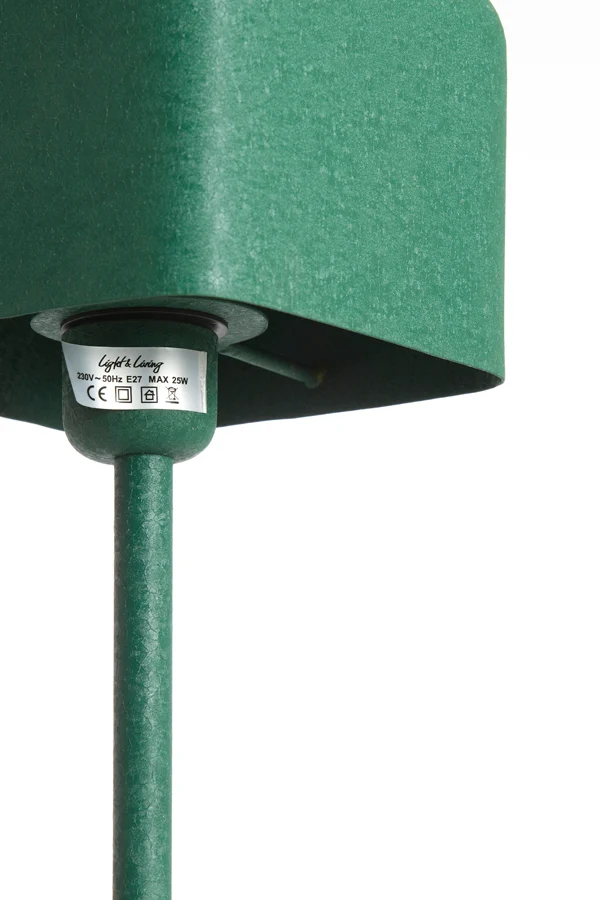 Table lamp 15x15x46 cm ELENIE matt dark green