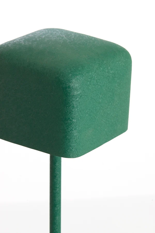 Table lamp 15x15x46 cm ELENIE matt dark green