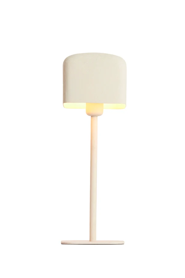 Table lamp 15x15x46 cm ELENIE matt cream
