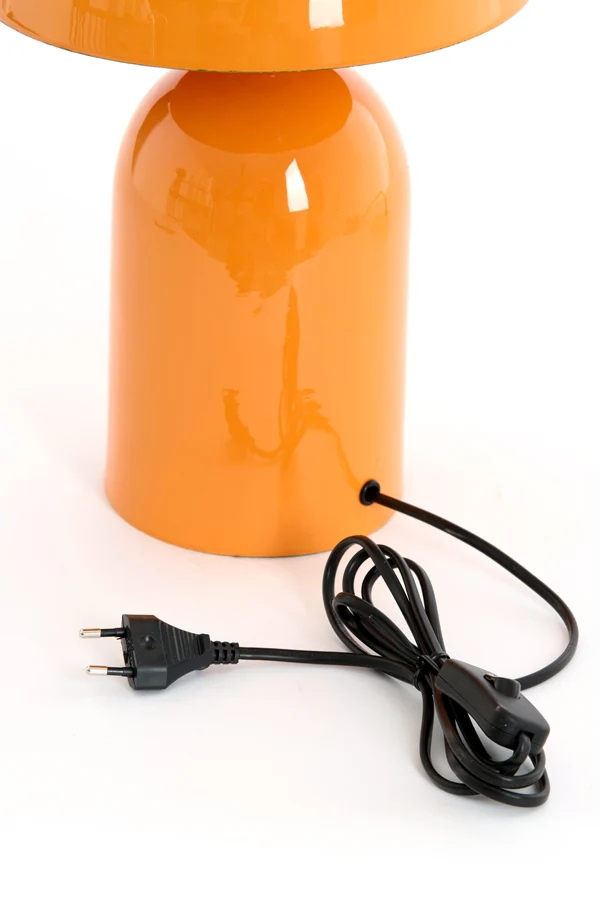 Table lamp 23x35 cm TOLIMA shiny orange