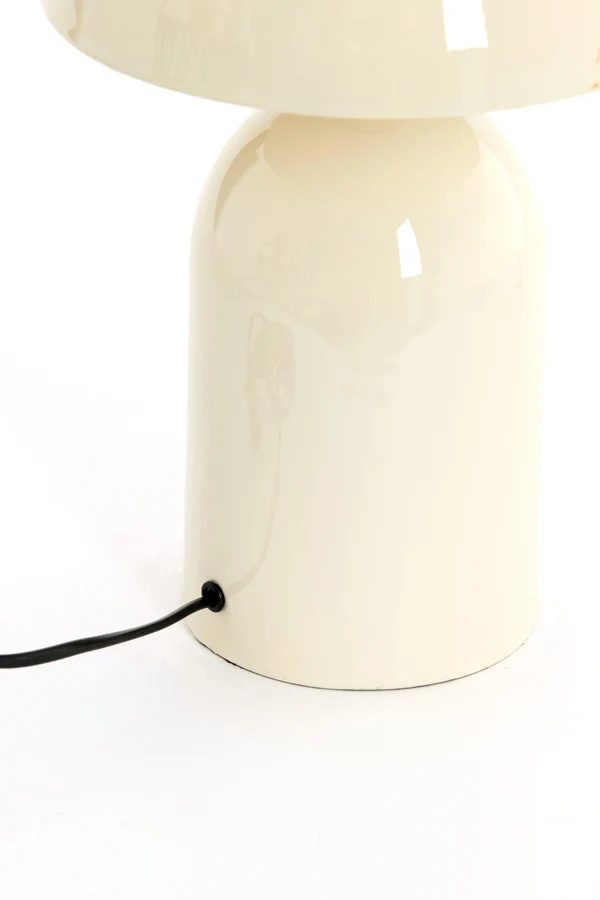 Table lamp 23x35 cm TOLIMA shiny cream