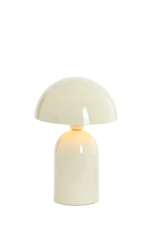 Table lamp 23x35 cm TOLIMA shiny cream