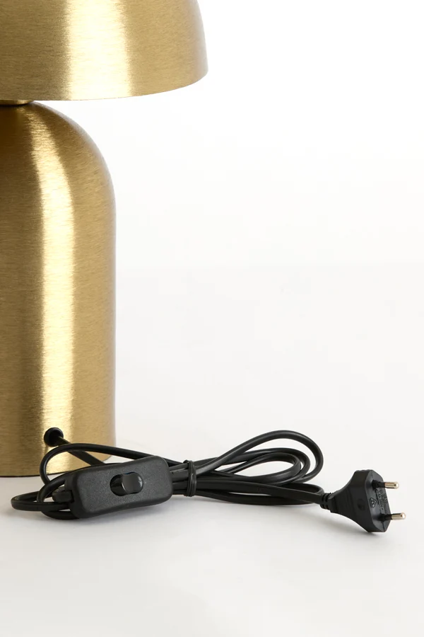 Table lamp 23x35 cm TOLIMA matt gold