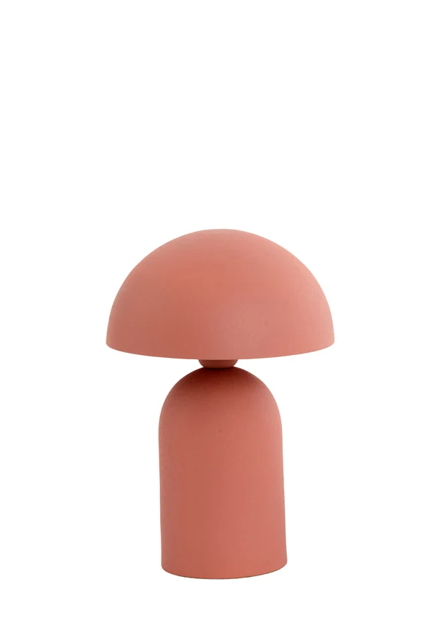 Table lamp 23x35 cm TOLIMA matt coral-pink