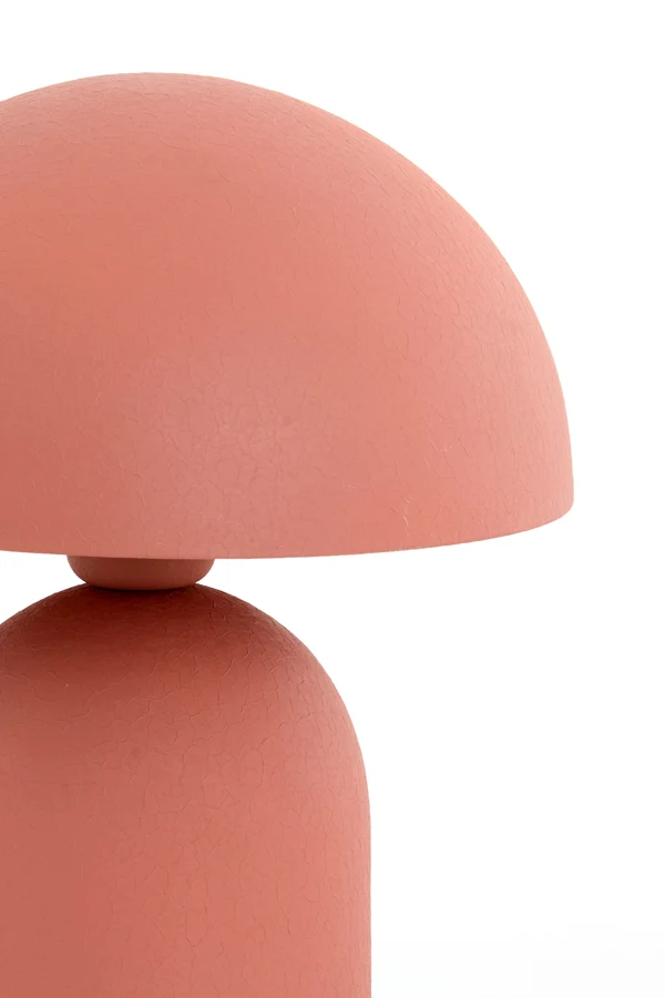 Table lamp 23x35 cm TOLIMA matt coral-pink