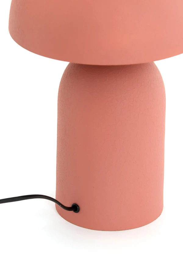 Table lamp 23x35 cm TOLIMA matt coral-pink