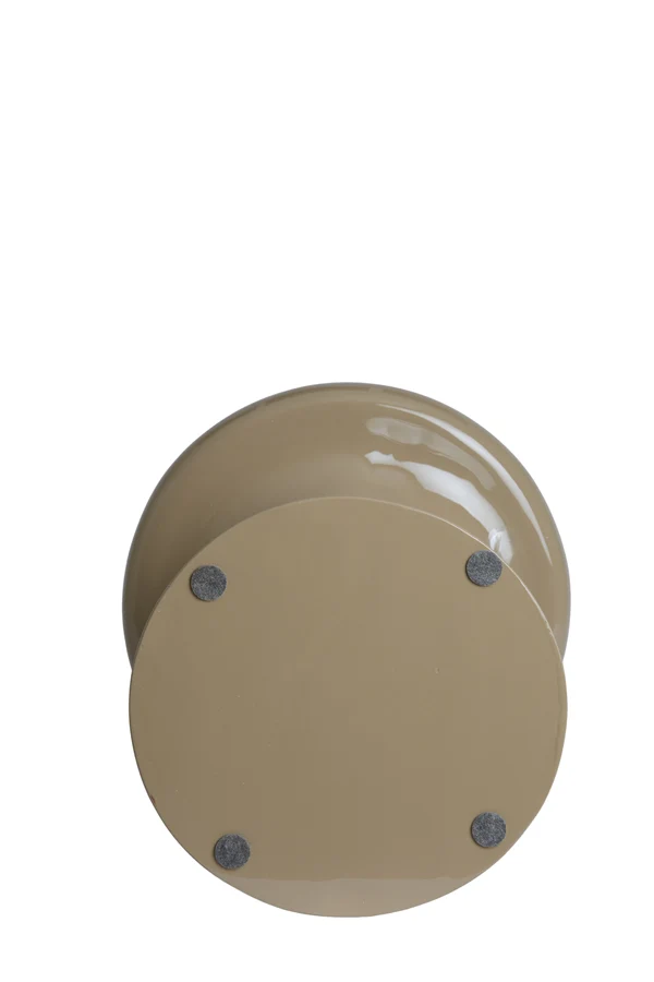 Side table 40x51 cm TABOA shiny sand