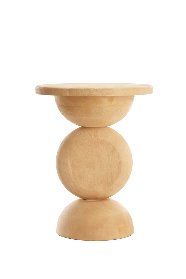 Side table 40x50 cm MIRTO wood matt natural