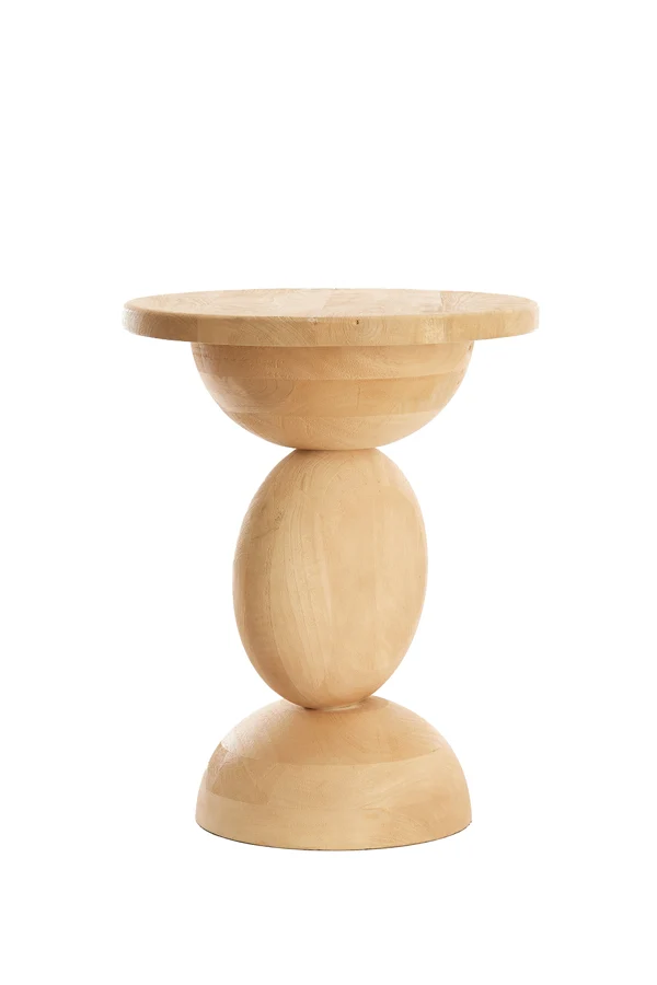 Side table 40x50 cm MIRTO wood matt natural