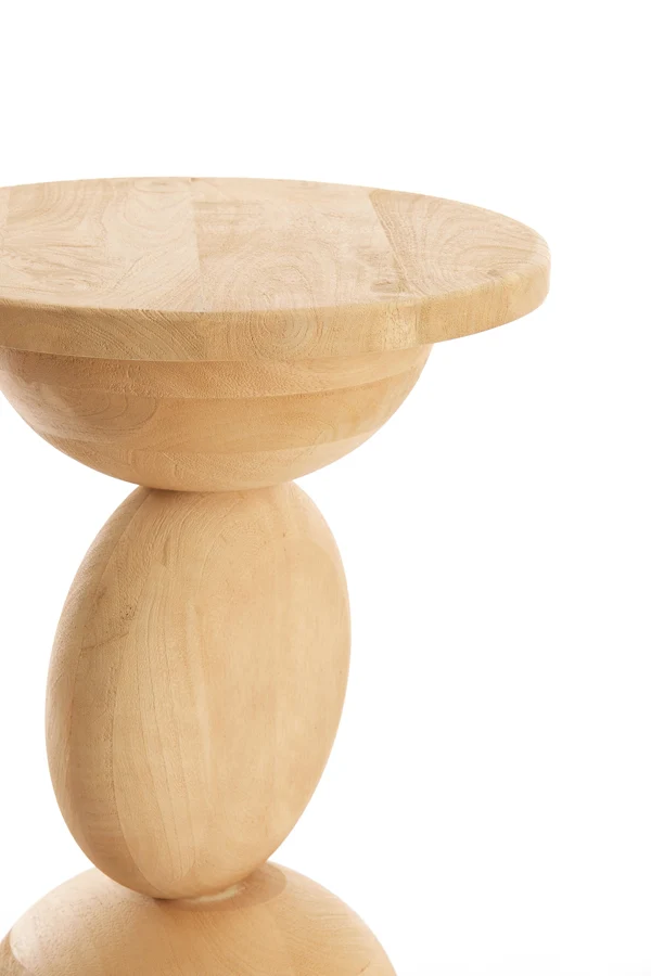 Side table 40x50 cm MIRTO wood matt natural