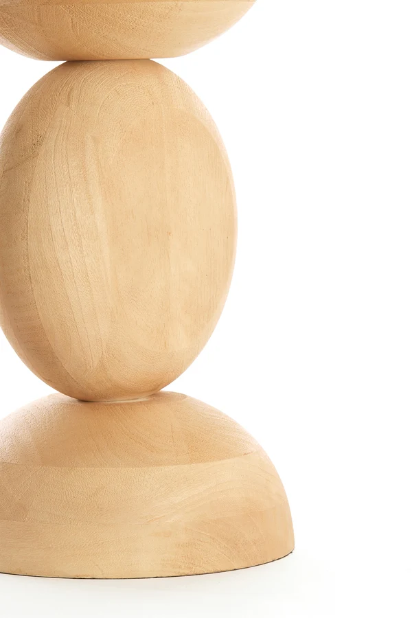 Side table 40x50 cm MIRTO wood matt natural