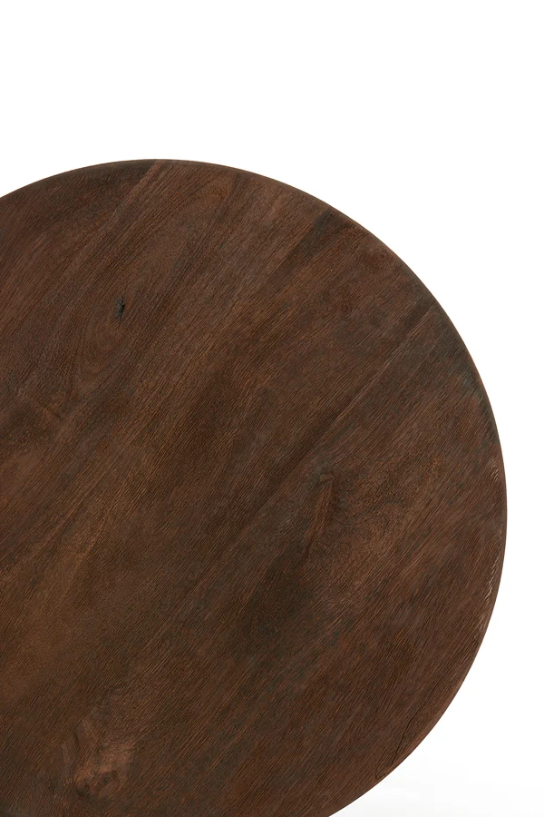 Side table 40x50 cm MIRTO wood matt dark brown