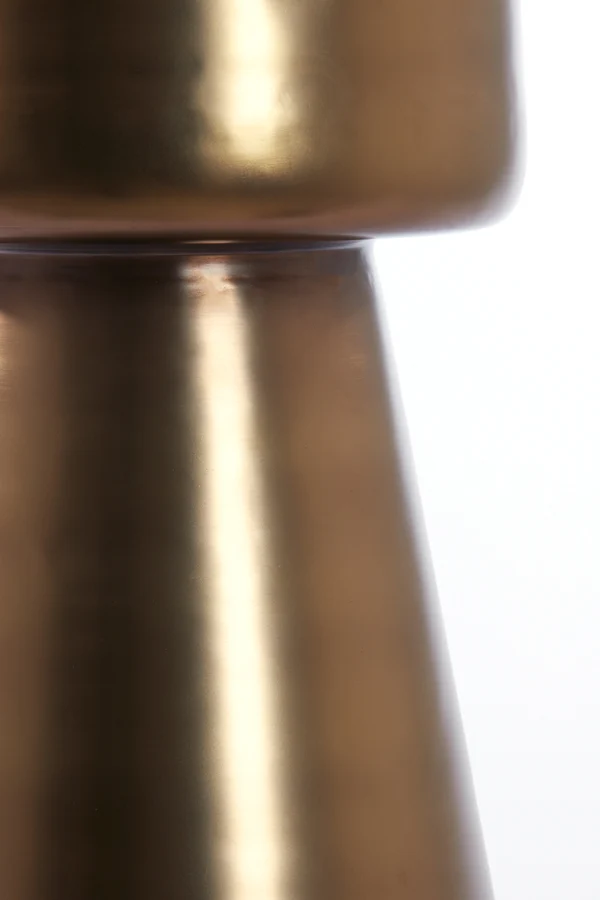 Side table 29x47 cm DAKWA shiny brown bronze