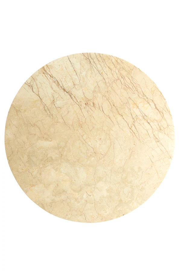 Side table 74x36 cm TOMAR sand-pink marble+light gold