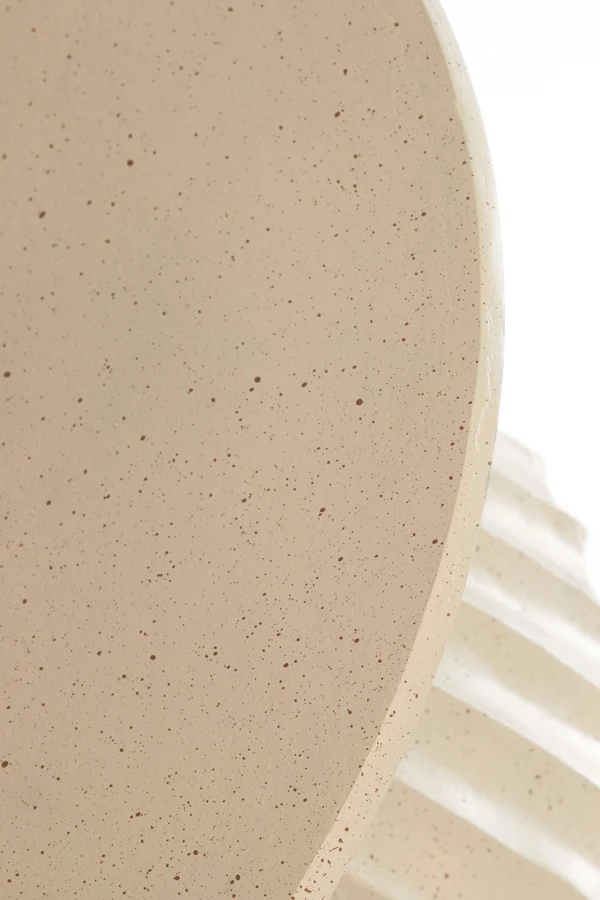 Side table 70x33,5 cm VEGLIA matt sand+light brown spotted