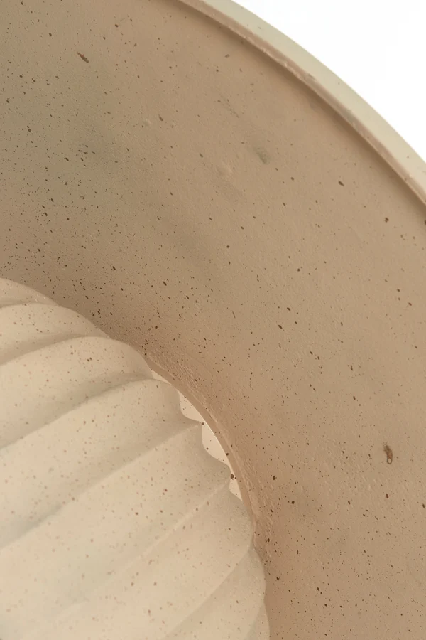 Side table 70x33,5 cm VEGLIA matt sand+light brown spotted