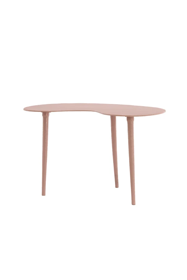 Side table 67x49x41 cm LINOS matt old pink