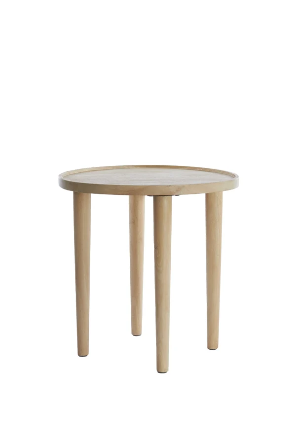 Side table 49x49 cm QIANO mango wood natural