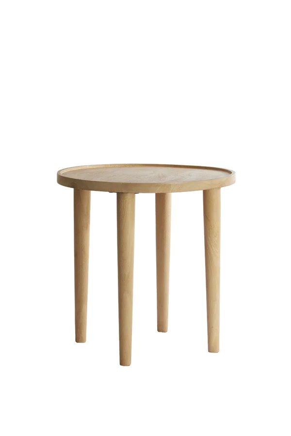 Side table 49x49 cm QIANO mango wood natural
