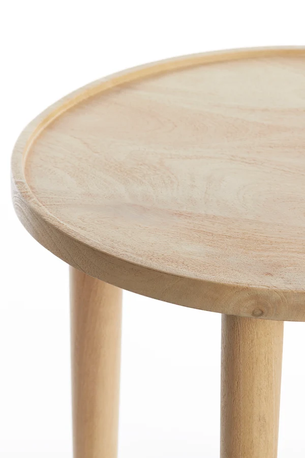 Side table 49x49 cm QIANO mango wood natural
